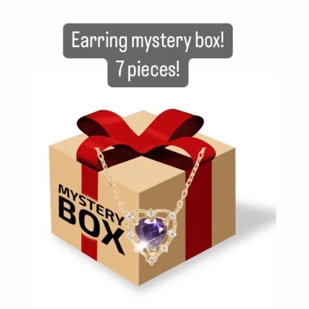 7 pc NEW mystery box 7 pairs of earrings all brand new